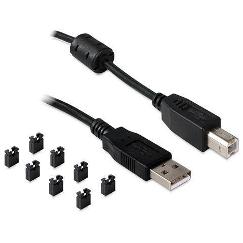 87587, 4 x RS-422/485, USB 2.0, Maschio / femmina, Nero, Windows XP / Vista / Vista-64/7/7-64, Linux 2.6, 17,2 cm - Foto 2